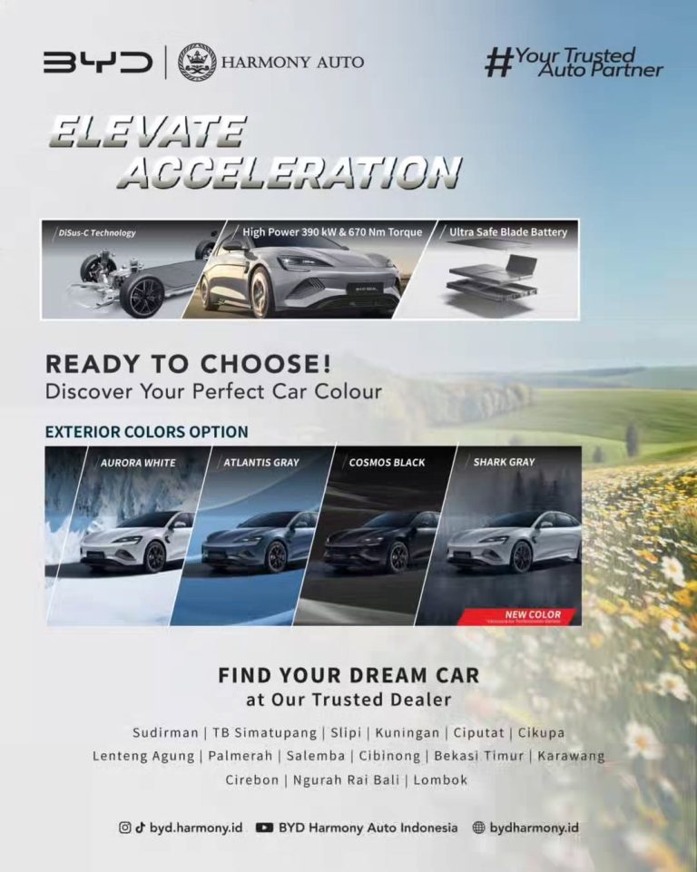Pilihan Warna BYD Seal 2026 Indonesia 7